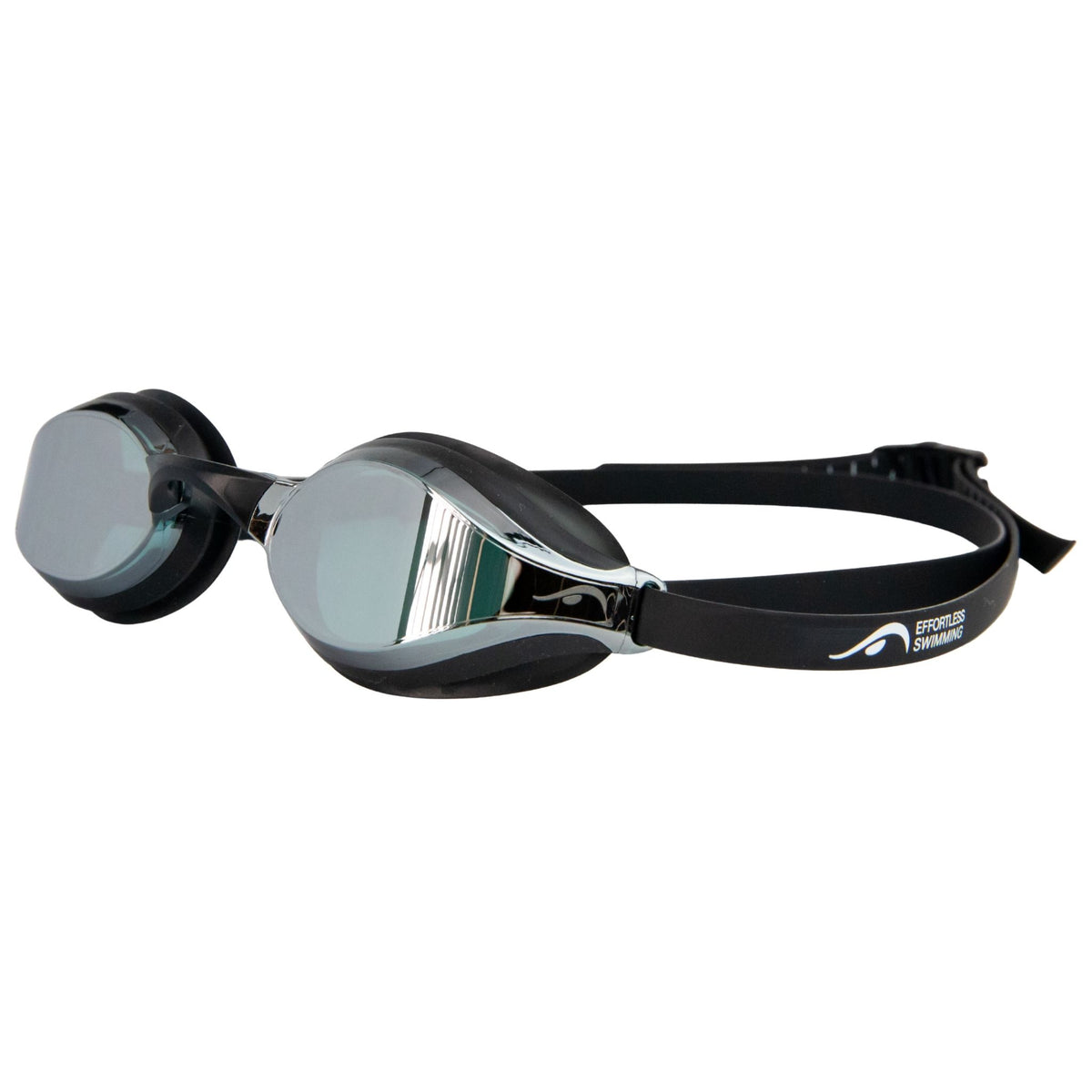 NanoClear Ghost swim goggles, tinted mirror (black)