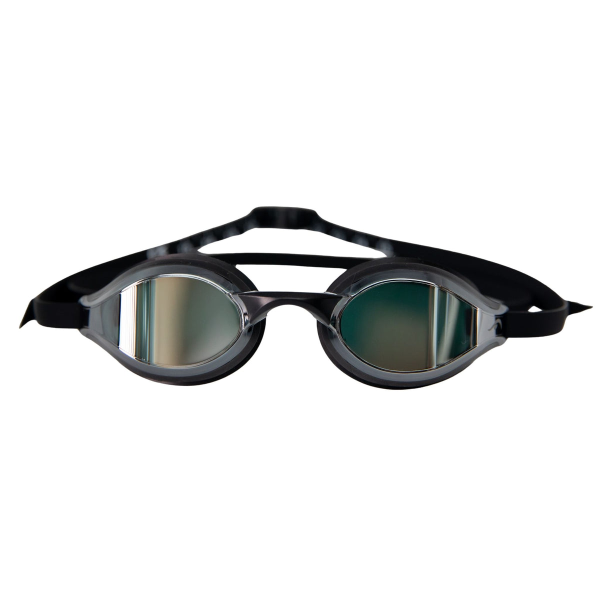 NanoClear Ghost swim goggles, tinted mirror (black) — view 2