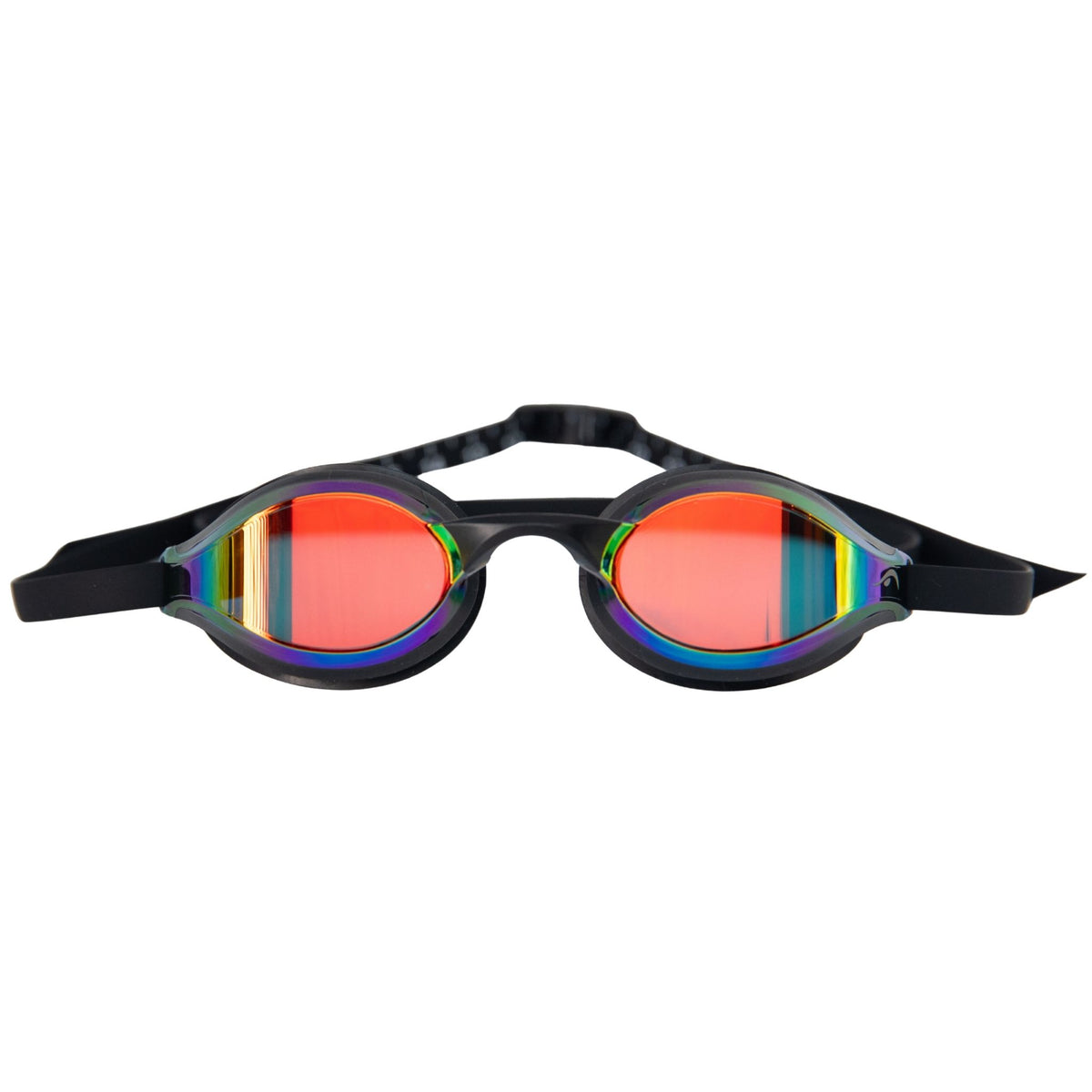 NanoClear™ Ghost Swim Goggles Red Mirror - (Black)