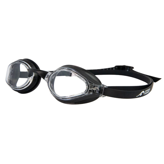 NanoClear Ghost swim goggles, clear lens (black)