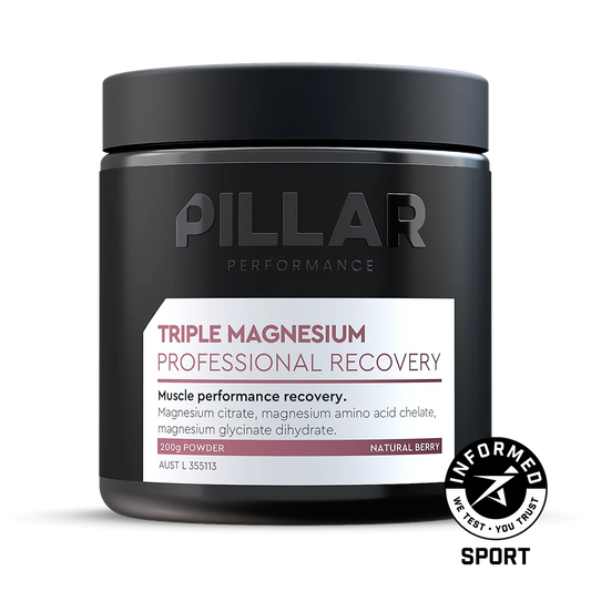 PILLAR PERFORMANCE MAGNESIUM - Triple Magnesium Powder - Natural Berry