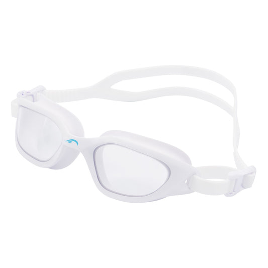 NanoClear Flex swim goggles, clear lens white