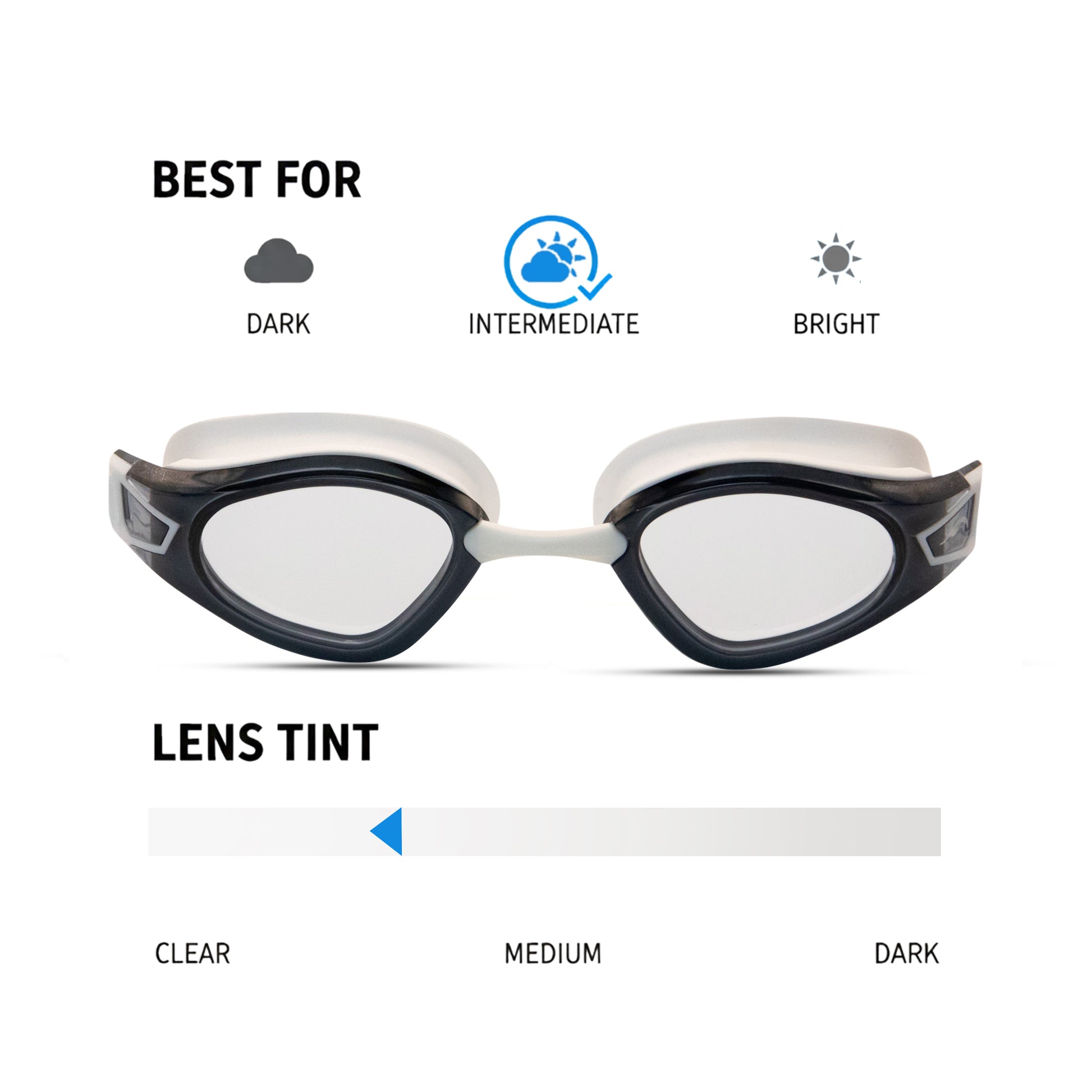 recon goggles NanoClear™ Recon Swim Goggles Smoke