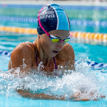 NanoClear™ Ghost Swim Goggles Mirror - (Pink)