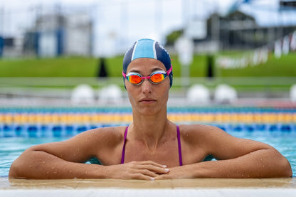 NanoClear™ Ghost Swim Goggles Mirror - (Pink)