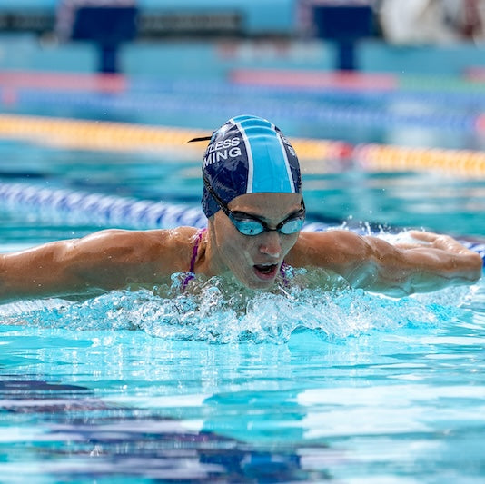 NanoClear™ Ghost Swim Goggles Tinted Mirror - (Black)