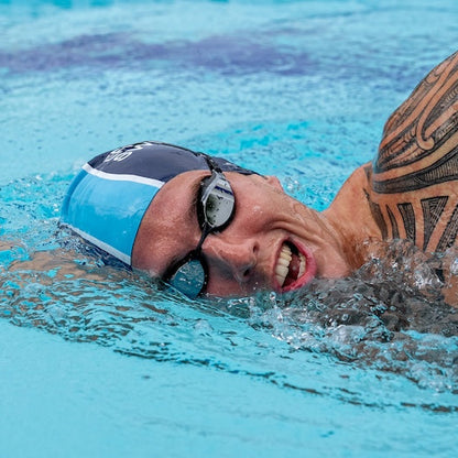 NanoClear™ Ghost Swim Goggles Tinted Mirror - (Black)