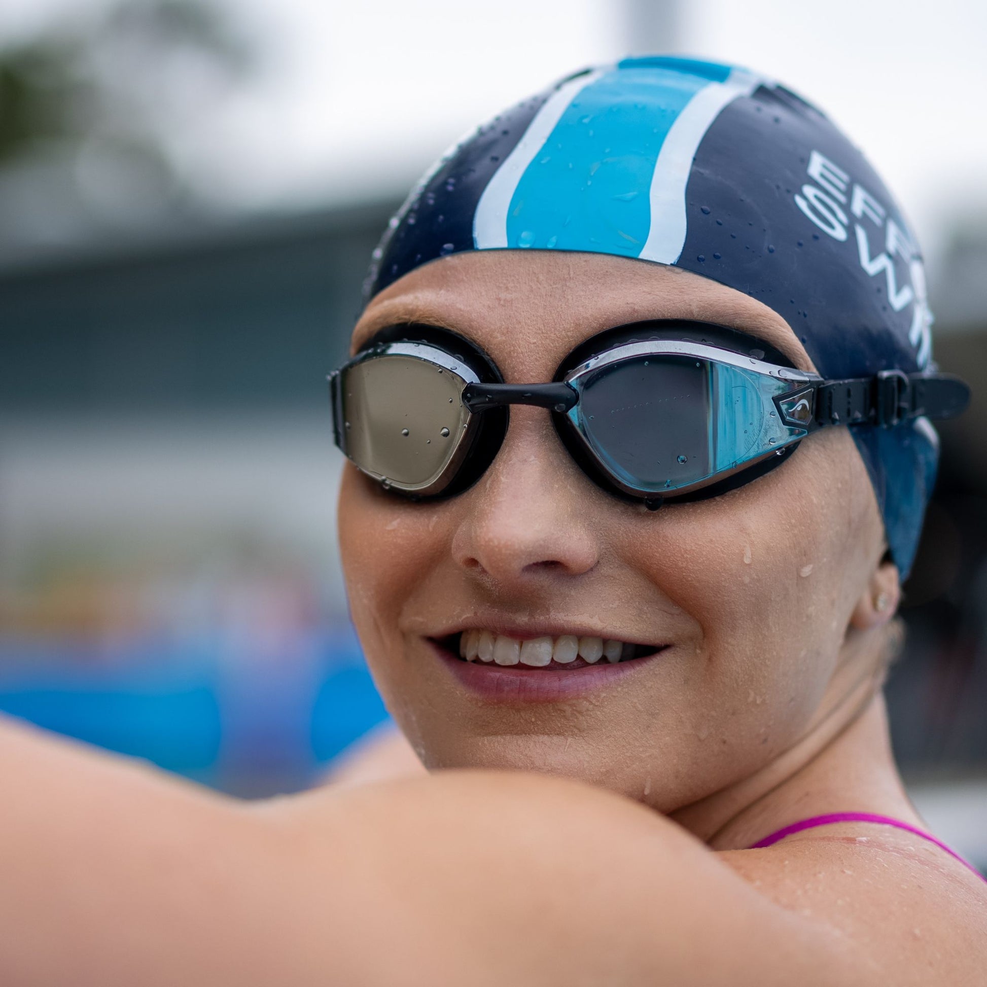 tinted swim goggles NanoClear™ Recon Swim Goggles Tinted Mirror