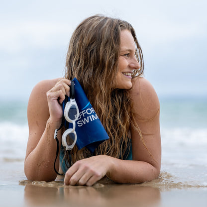 NanoClear™ Strike Swim Goggles Clear (White/Black)