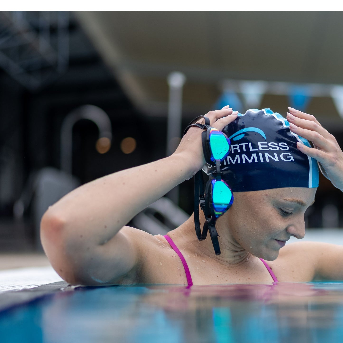 NanoClear™ Viper Swim Goggles Blue Mirror - (Black)