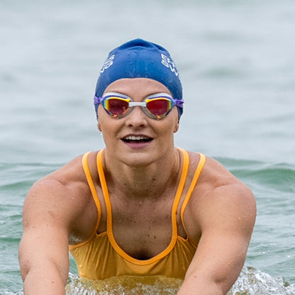 NanoClear™ Viper Swim Goggles Mirror - (Purple)