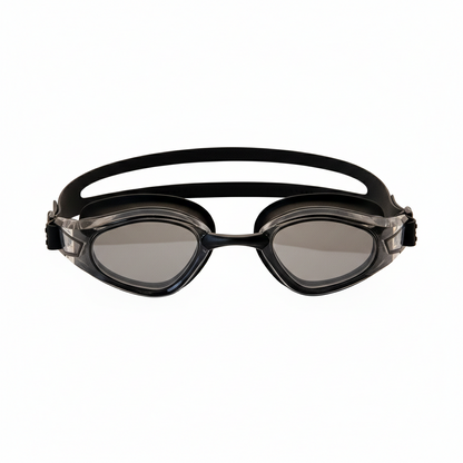(Optical/Myopia) NanoClear™ Recon Optical Swim Goggles Smoke - (Black)