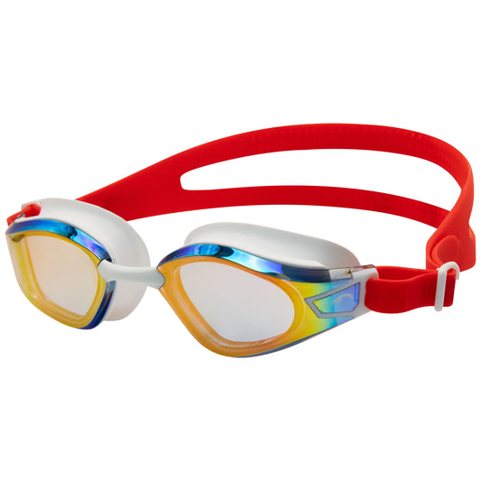 NanoClear™ Recon Swim Goggles Sunrise Mirror - (Red)