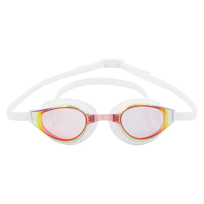 NanoClear™ Strike Swim Goggles Red Mirror - (White)