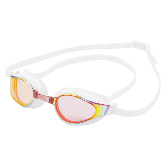 NanoClear™ Strike Swim Goggles Red Mirror - (White)
