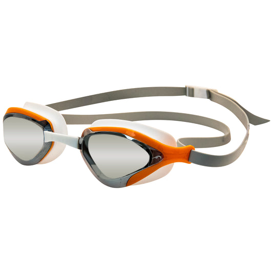 NanoClear™ Viper Swim Goggles Mirror - (Grey/Orange)
