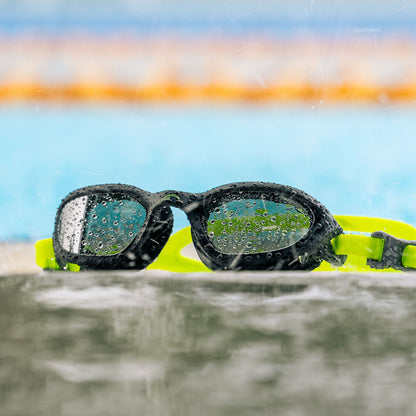 NanoClear™ Flex Swim Goggles Mirror - (Green)