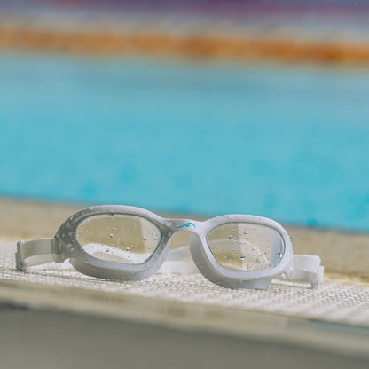 NanoClear™ Flex Swim Goggles Clear - (White)
