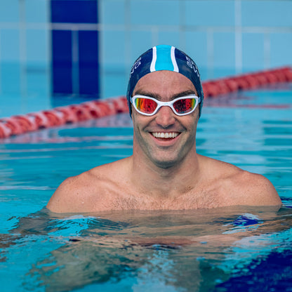 NanoClear™ Flex Swim Goggles Mirror - (White)
